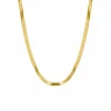 Finaste Plat kettinkje goud kleurig Fashion