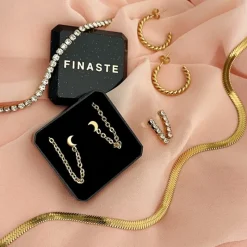 Finaste Plat kettinkje goud kleurig Fashion