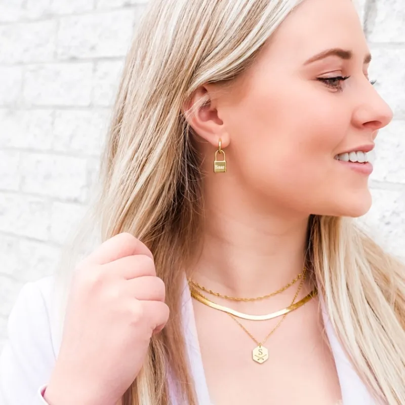 Finaste Plat kettinkje goud kleurig Fashion