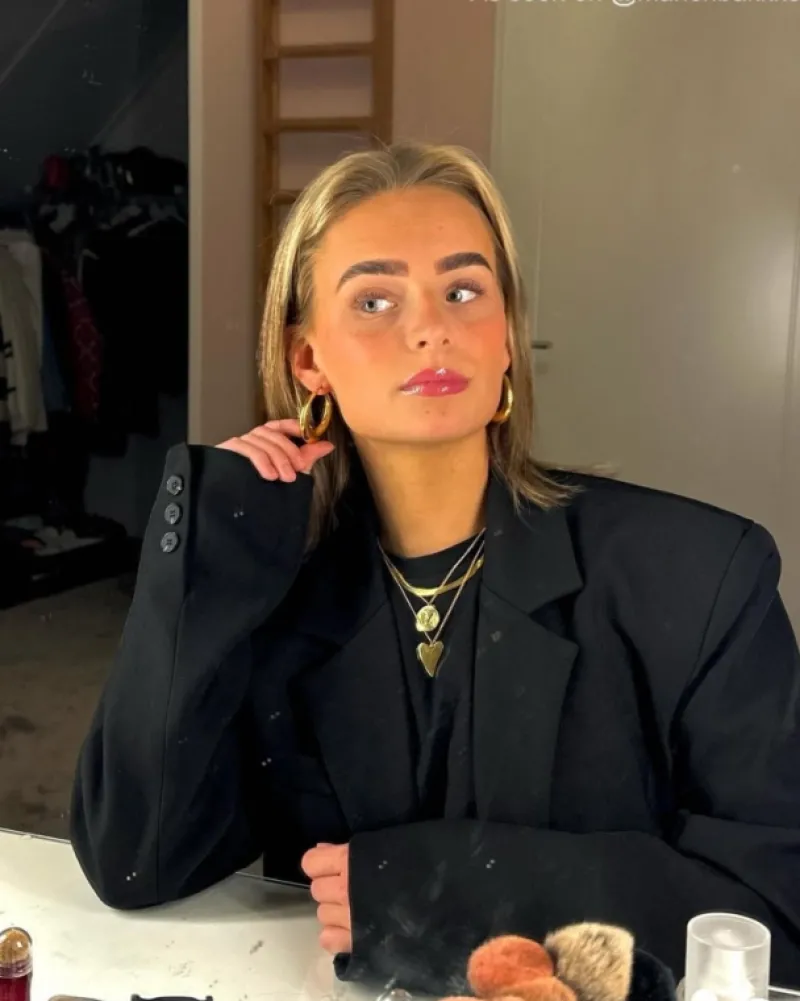 Finaste Plat kettinkje goud kleurig Fashion