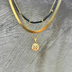 Finaste Plat kettinkje goud kleurig Fashion