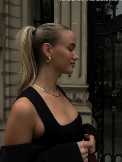 Finaste Plat kettinkje goud kleurig Fashion