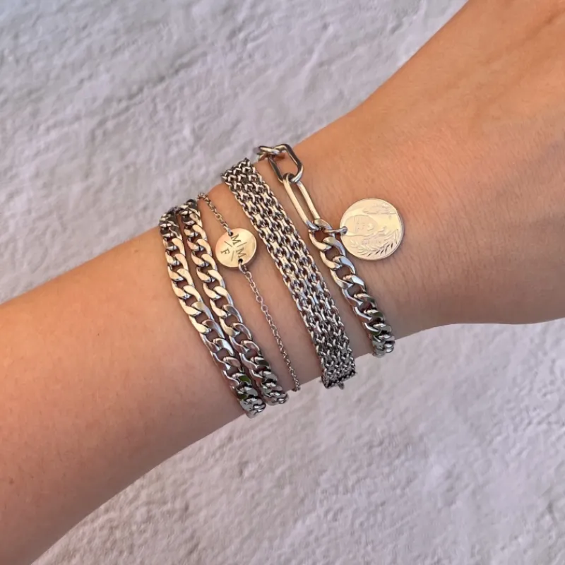 Finaste Platte armband mesh New