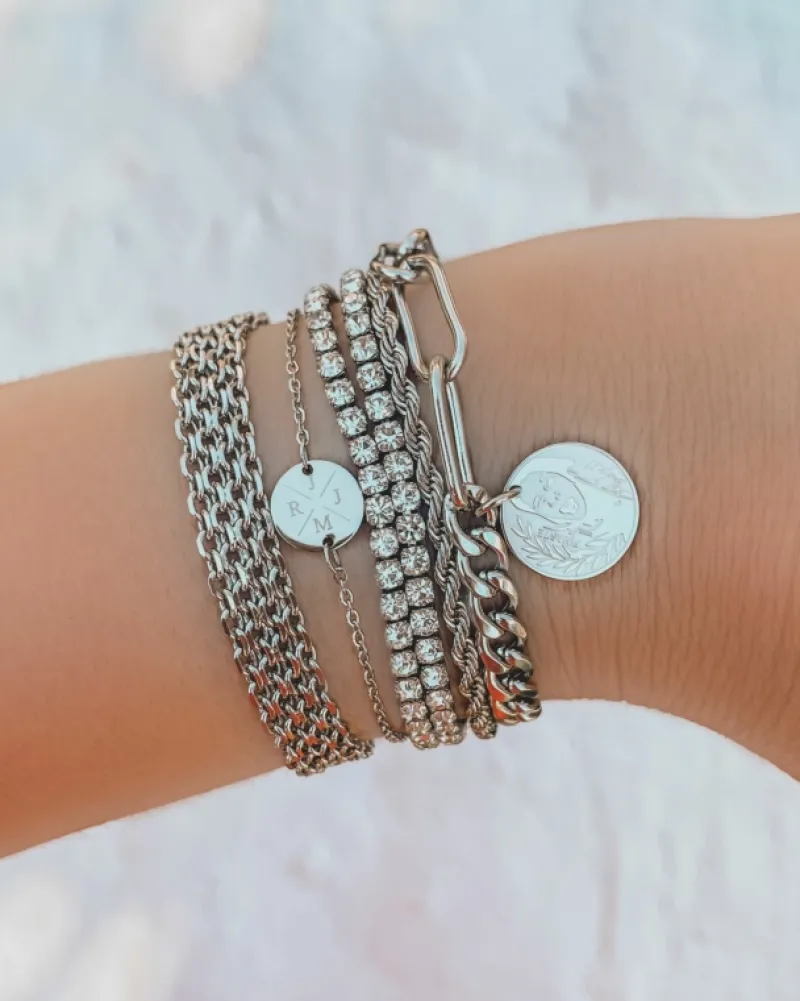 Finaste Platte armband mesh New