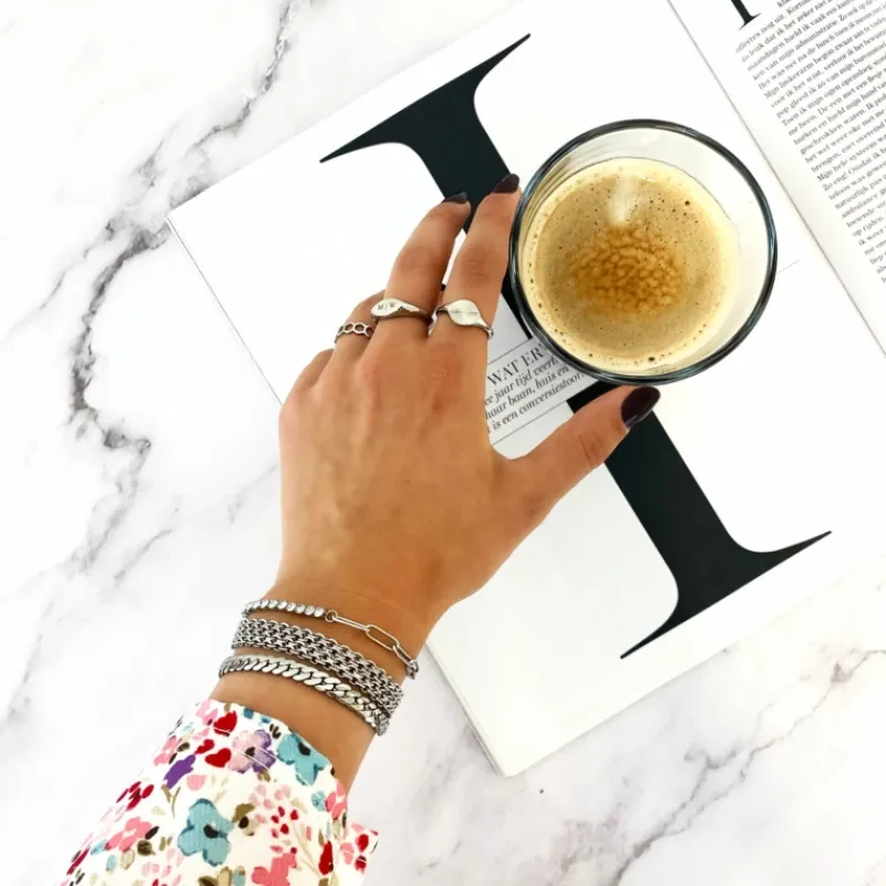 Finaste Platte armband mesh New