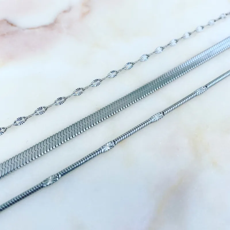 Finaste Platte Choker ketting Outlet