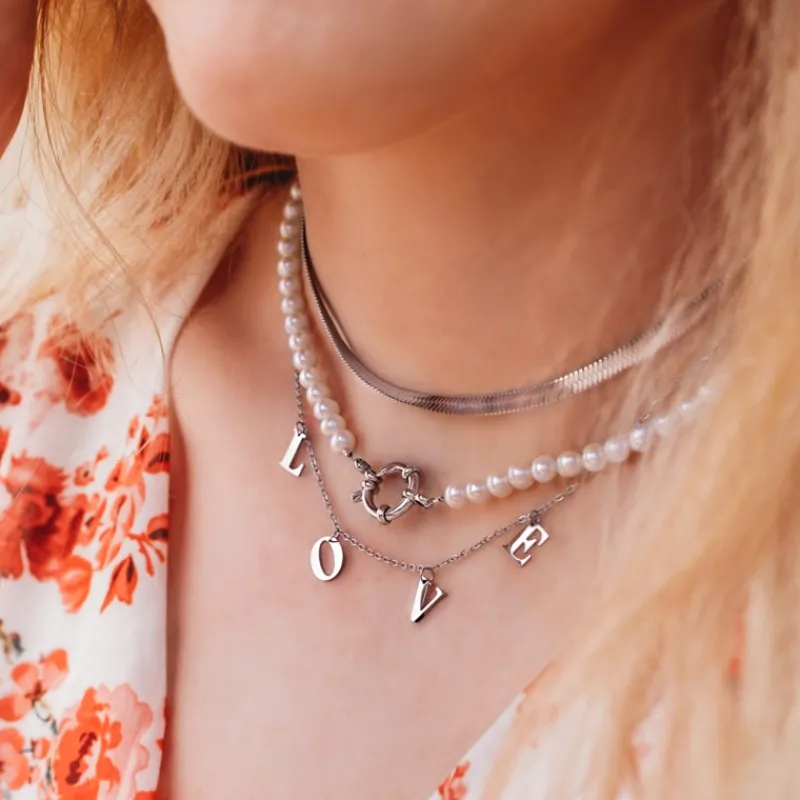 Finaste Platte Choker ketting Outlet