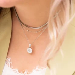 Finaste Platte Choker ketting Outlet