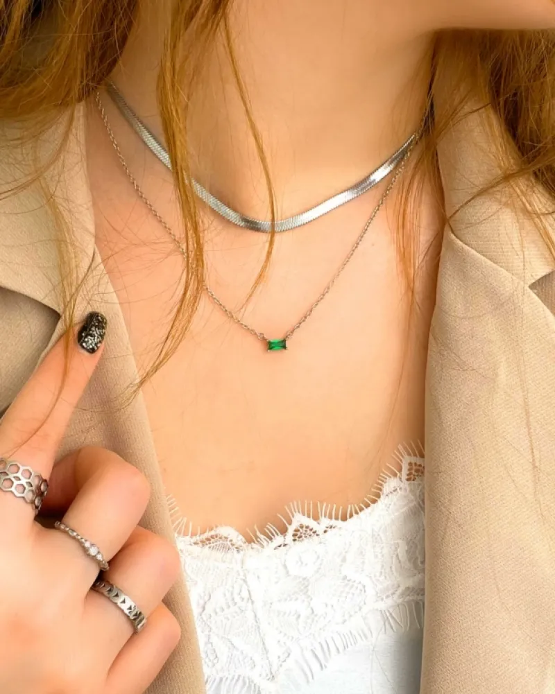 Finaste Platte Choker ketting Outlet