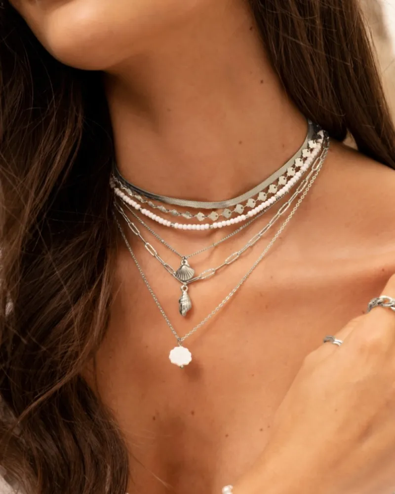 Finaste Platte Choker ketting Outlet
