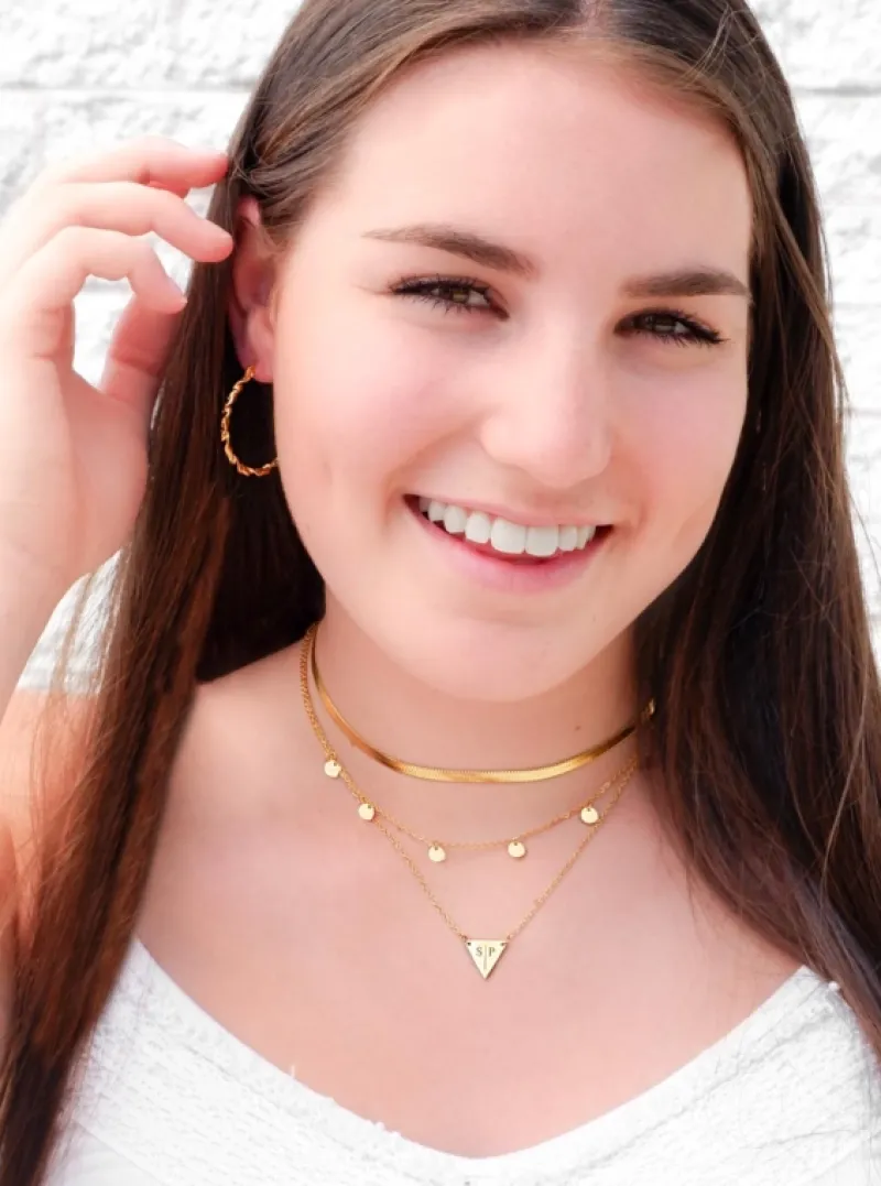Finaste Platte Choker ketting gold plated Clearance