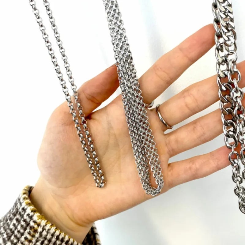 Finaste Platte ketting mesh Hot
