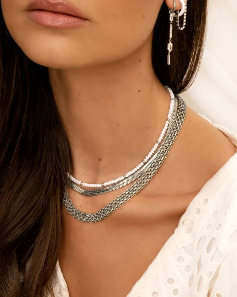 Finaste Platte ketting mesh Hot