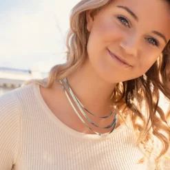 Finaste Platte snake ketting Online