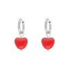 Finaste Red heart earrings Clearance