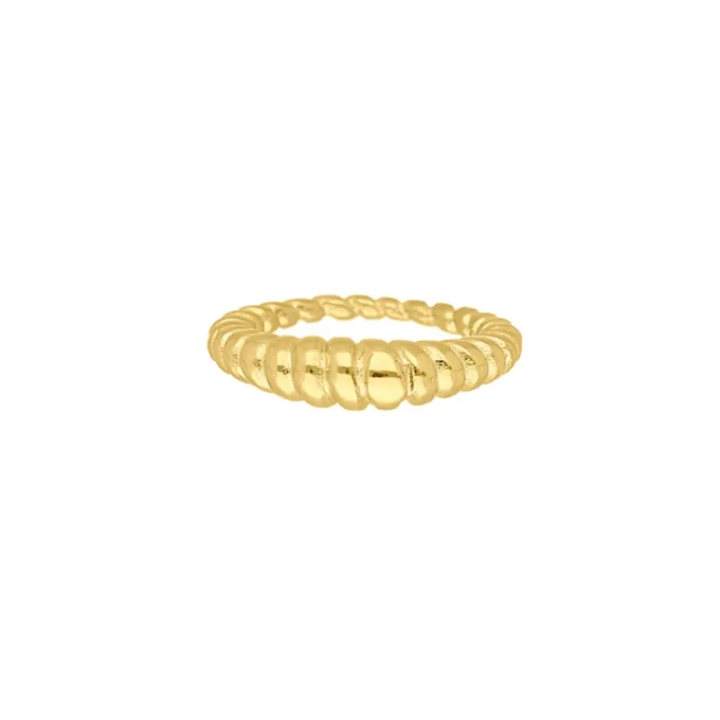 Finaste Ring Croissant kleur goud Clearance