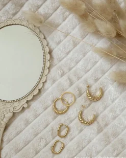 Finaste Ring Croissant kleur goud Clearance