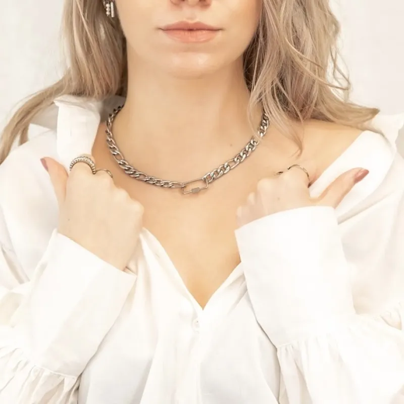 Finaste Ring Croissant kleur zilver Online