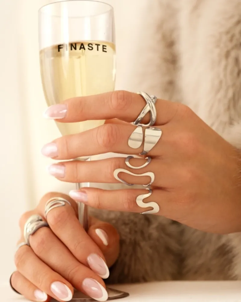 Finaste Ring double drop Discount