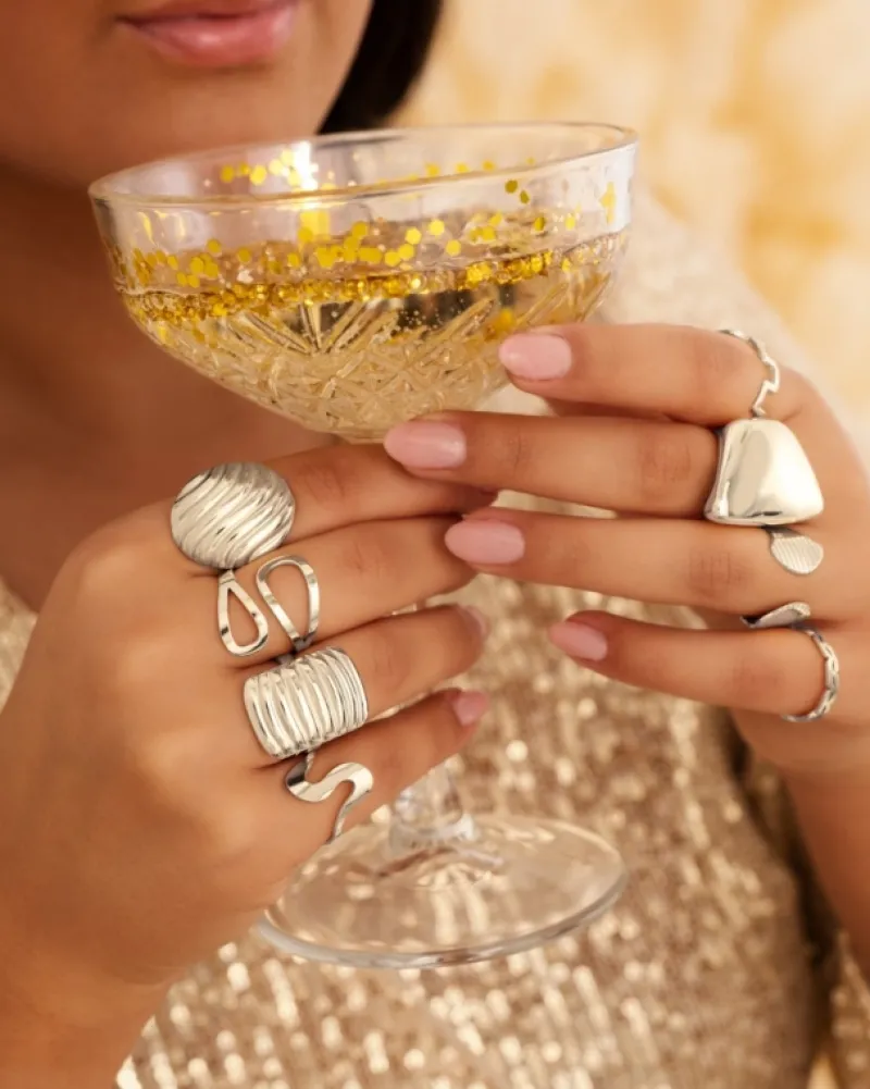 Finaste Ring double drop open Clearance