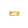 Finaste Ring dubbel goud kleurig Sale