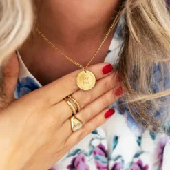 Finaste Ring dubbel goud kleurig Sale