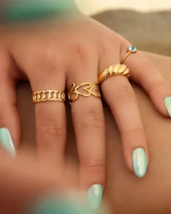 Finaste Ring love hearts goldplated Best