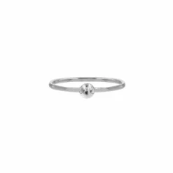 Finaste Ring met bolletje groot kleur Zilver Online