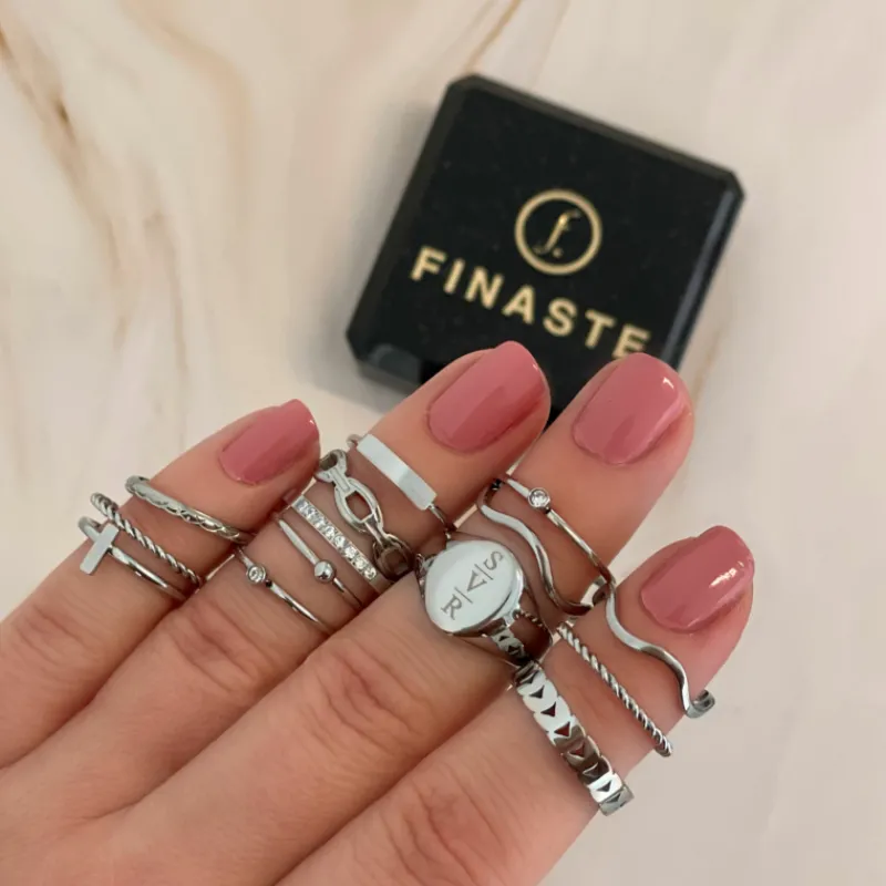 Finaste Ring met Golven Discount
