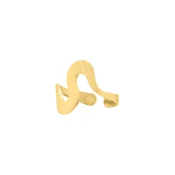 Finaste Ring met golven kleur goud Fashion