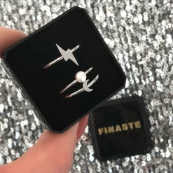 Finaste Ring met pareltje Sale