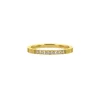 Finaste Ring met steentjes goud kleurig Outlet