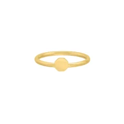 Finaste Ring mini hexagon goudkleurig Online