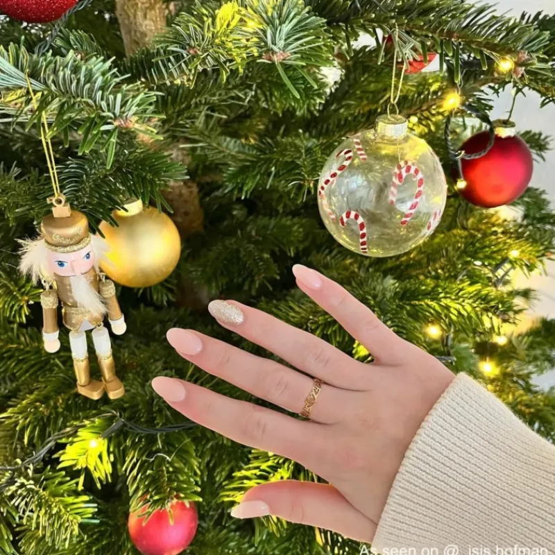 Finaste Ring open hearts goldplated Fashion