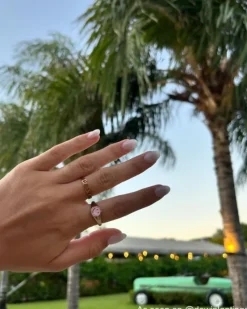 Finaste Ring open hearts goldplated Fashion