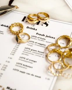 Finaste Ring statement kleur goud Hot
