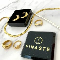 Finaste Ring statement kleur goud Hot