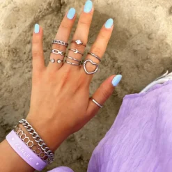 Finaste Ring verstelbaar chain Online