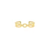 Finaste Ring verstelbaar chain kleur goud Online