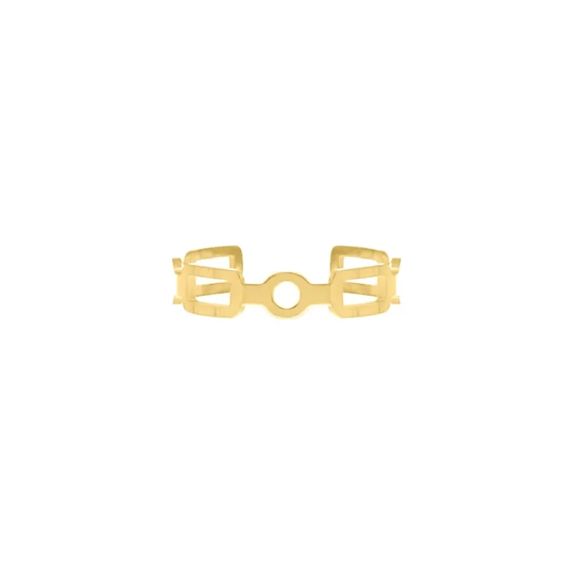 Finaste Ring verstelbaar chain kleur goud Online