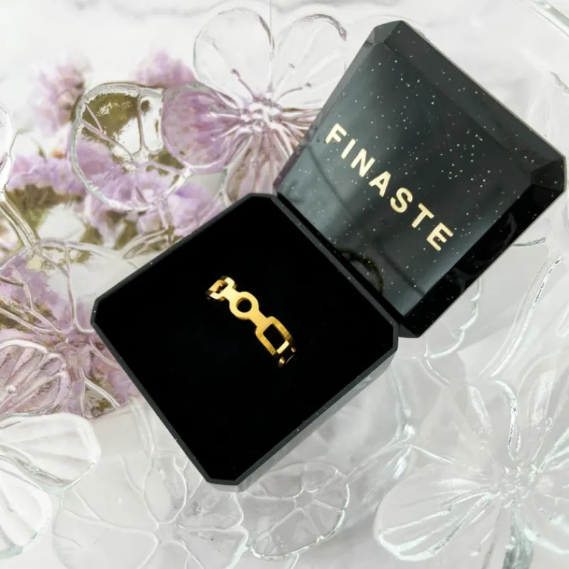 Finaste Ring verstelbaar chain kleur goud Online