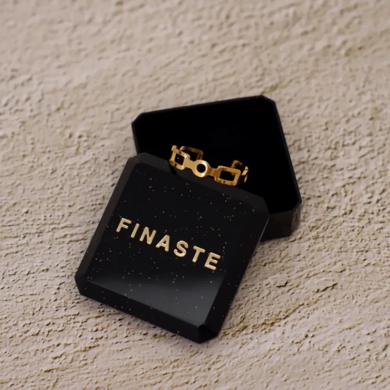 Finaste Ring verstelbaar chain kleur goud Online