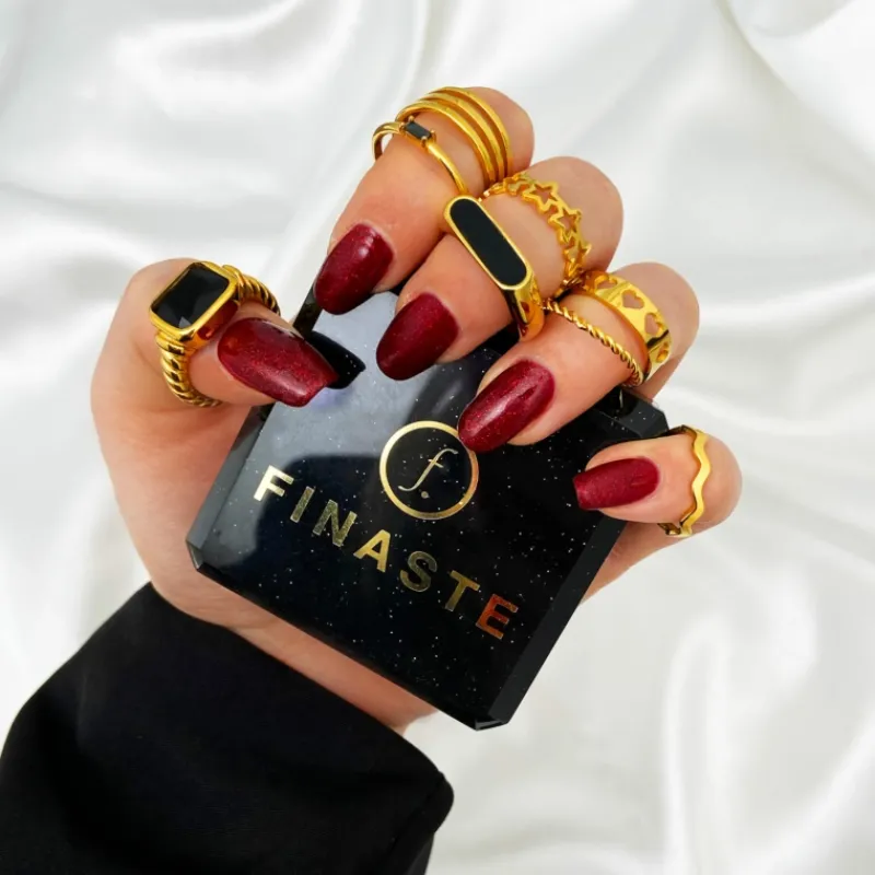 Finaste Ring Waves Kleur Goud Best