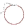 Finaste Roze tennis armbandje Fashion