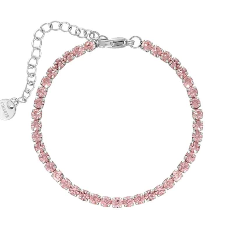 Finaste Roze tennis armbandje Fashion