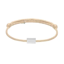 Finaste Satin initial armbandje nude Online