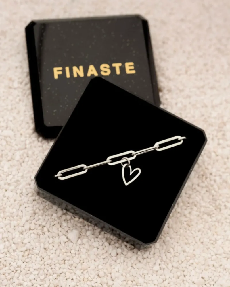 Finaste Schakelarmband met hartje Outlet