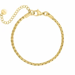 Finaste Schakelarmband minimalistische chain goudkleurig Clearance