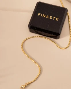 Finaste Schakelarmband minimalistische chain goudkleurig Clearance