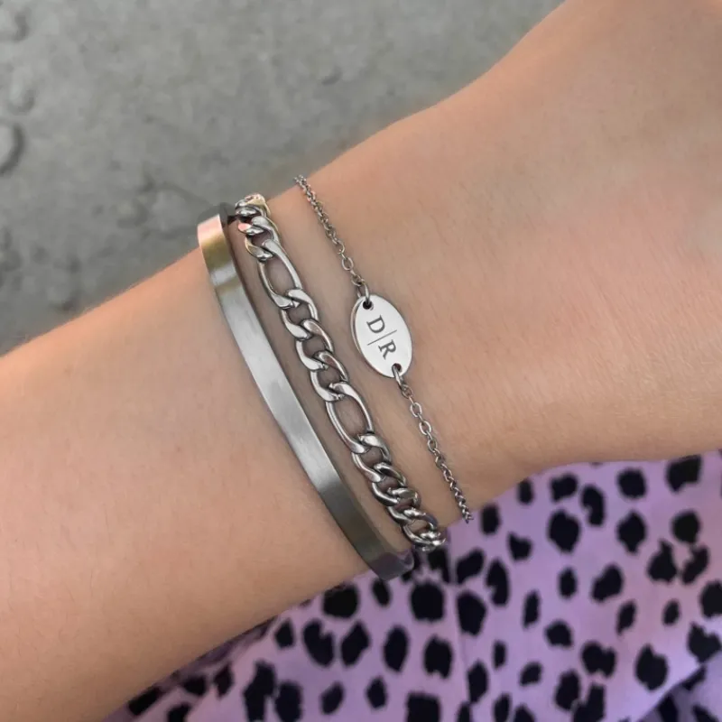 Finaste Schakelarmband Mixed Chain Discount